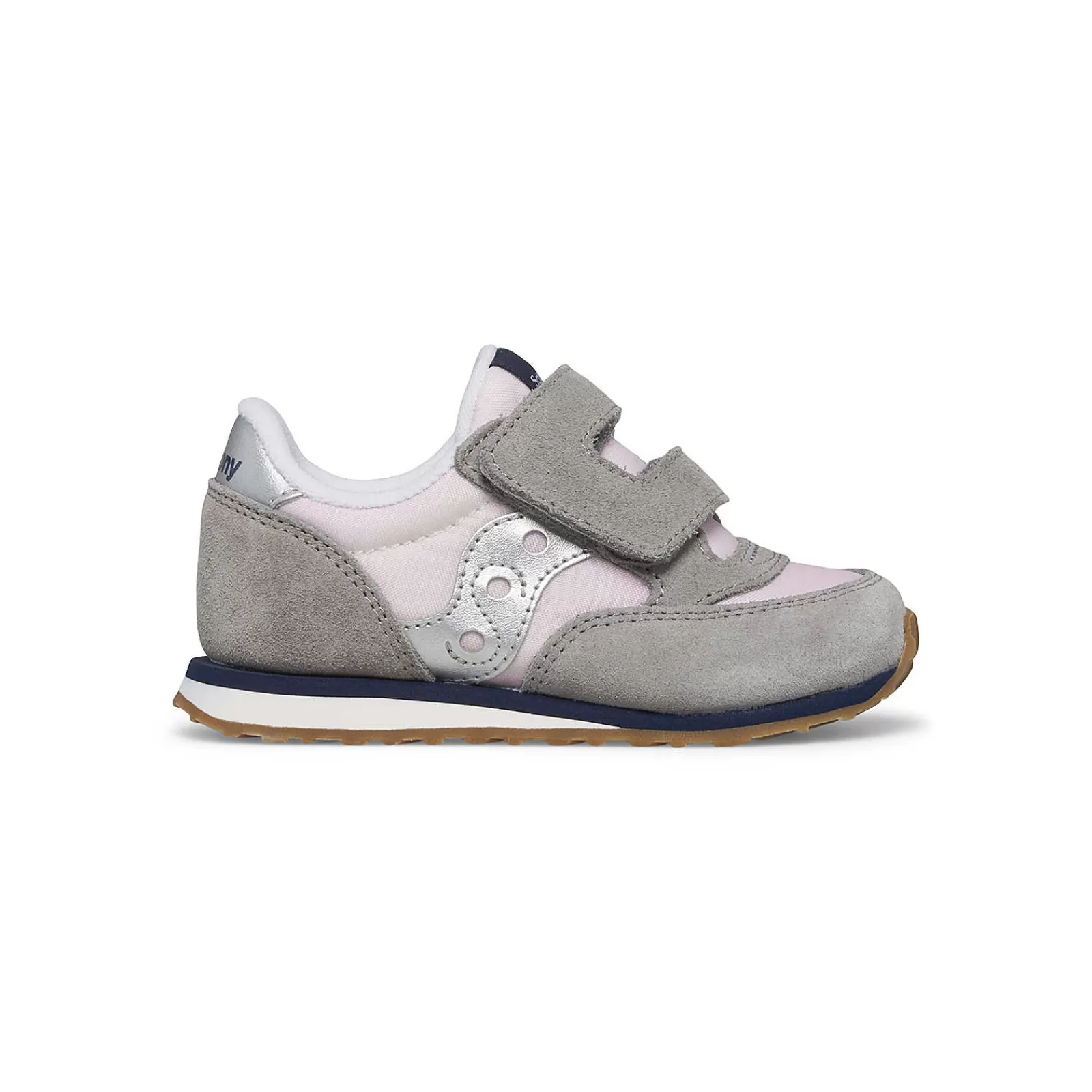 Girls<Saucony Baby Jazz Hook & Loop Sneaker Blush/Grey/Silver