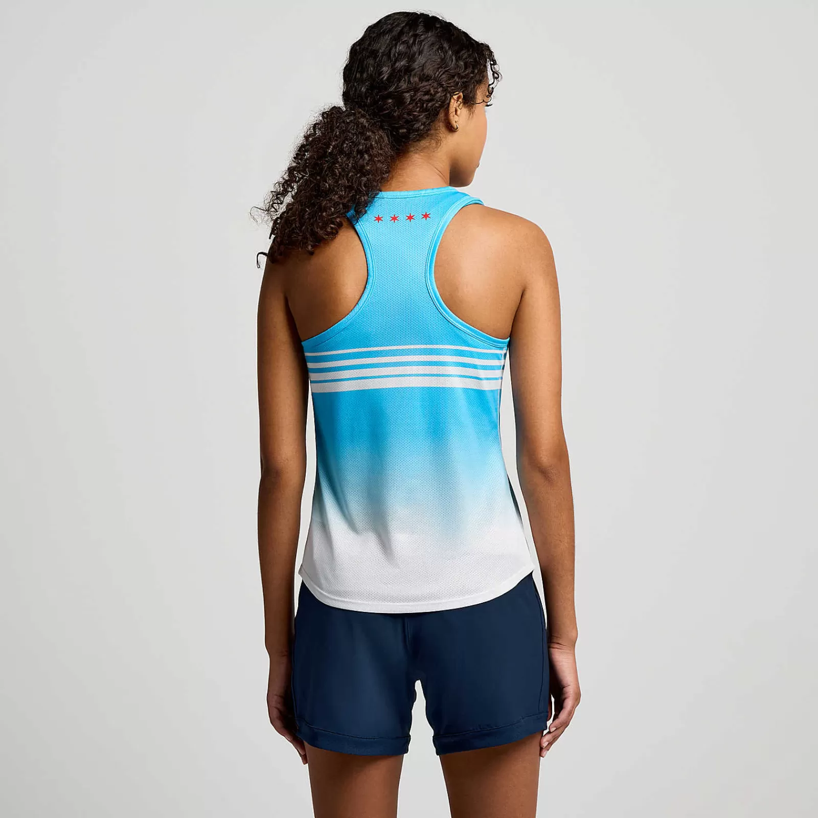 Tops<Saucony Chicago Stopwatch Graphic Singlet Chicago2024