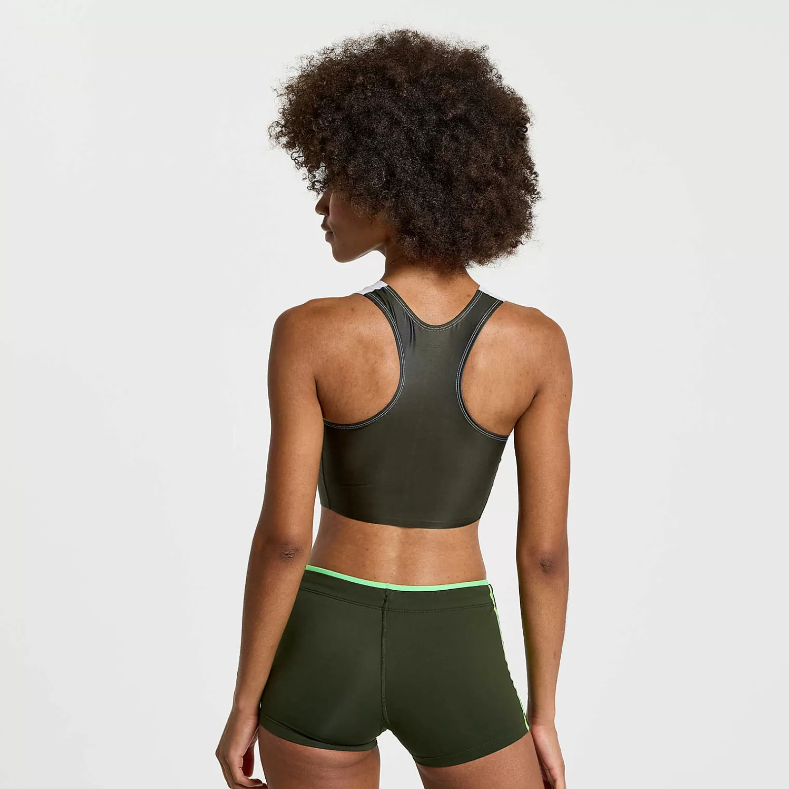 Tops<Saucony Elite Crop Top Umbra