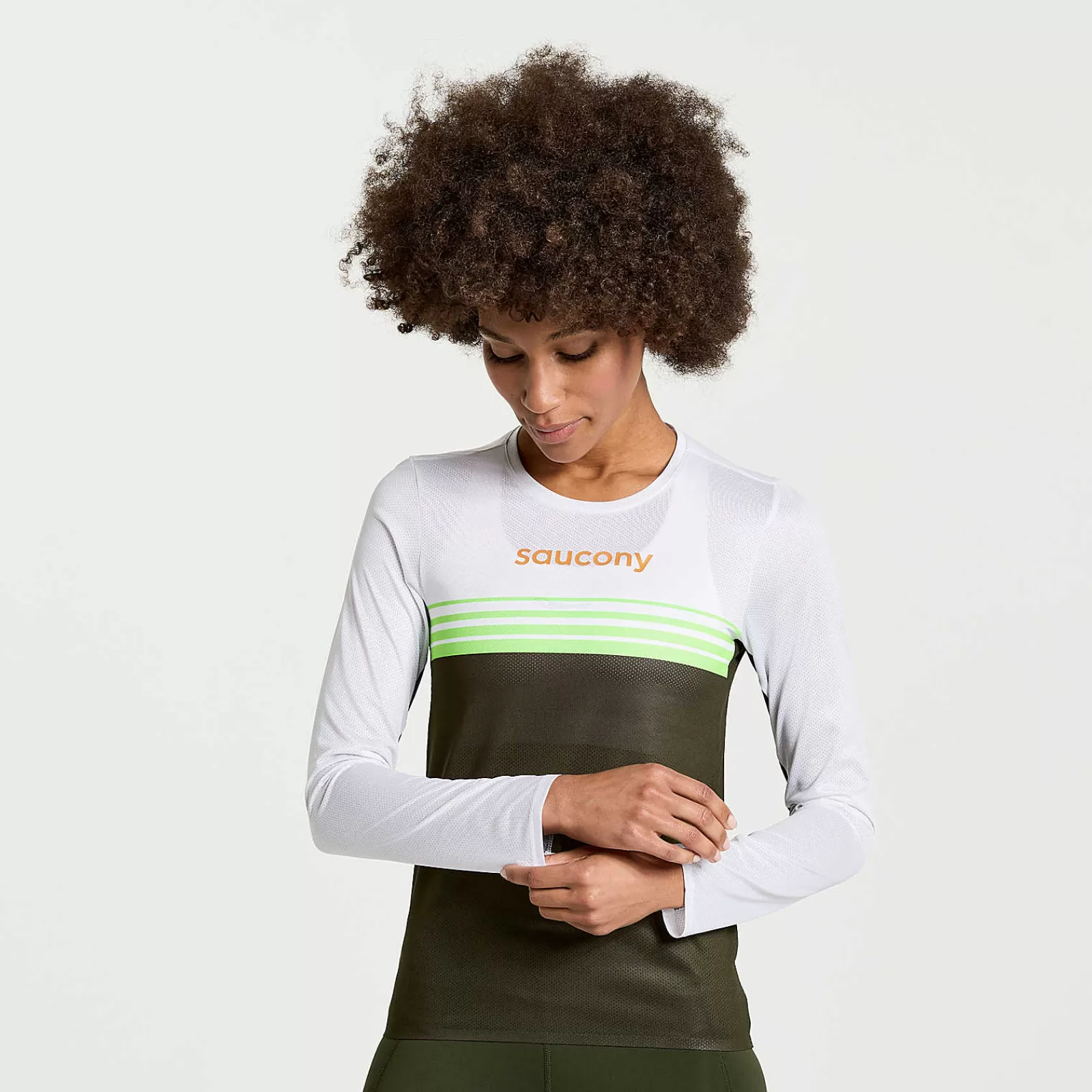 Tops<Saucony Elite Long Sleeve Umbra