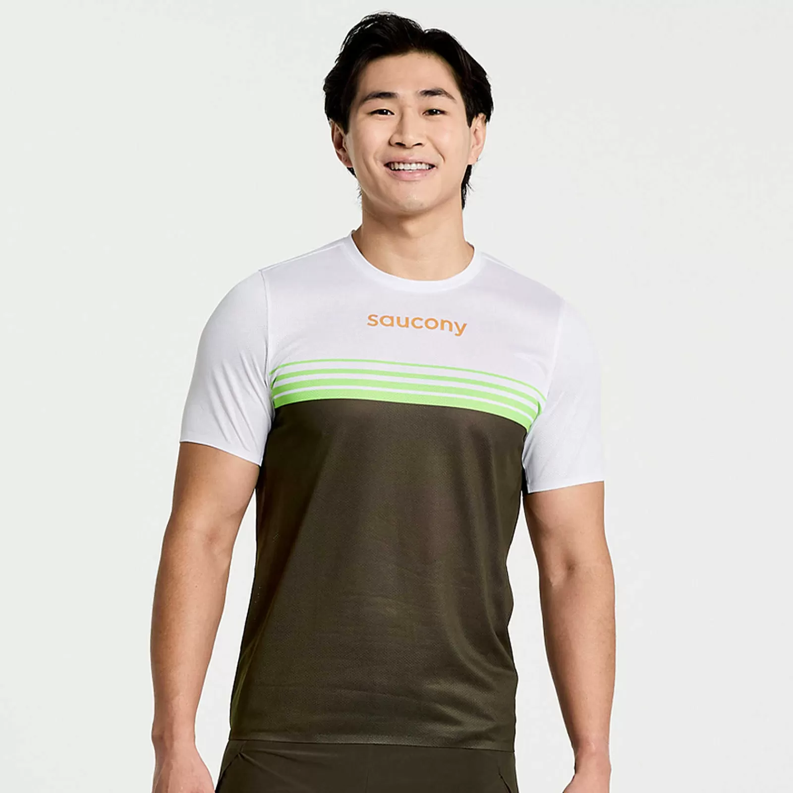 Tops<Saucony Elite Short Sleeve Umbra