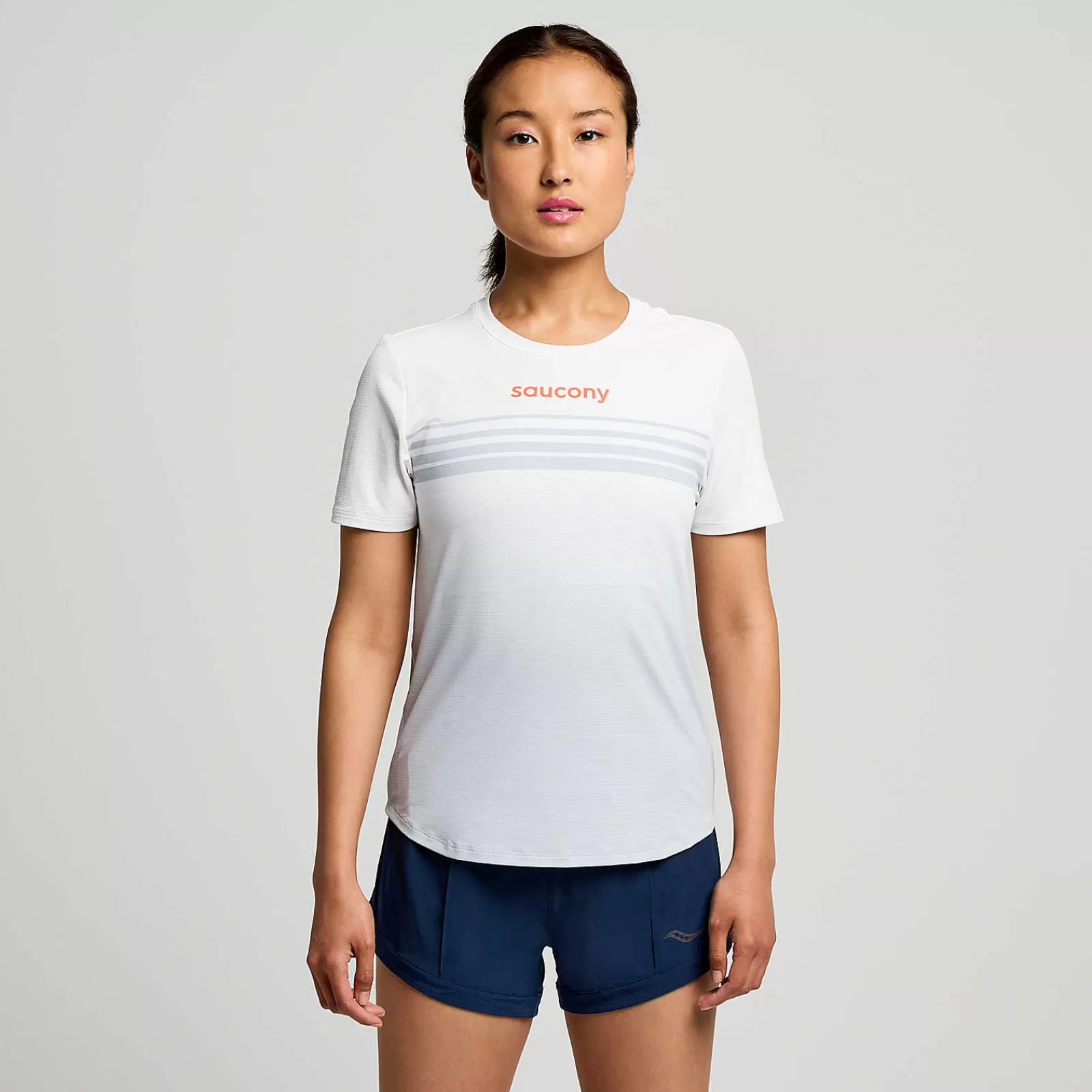 Tops<Saucony Endorphin Short Sleeve Cloud