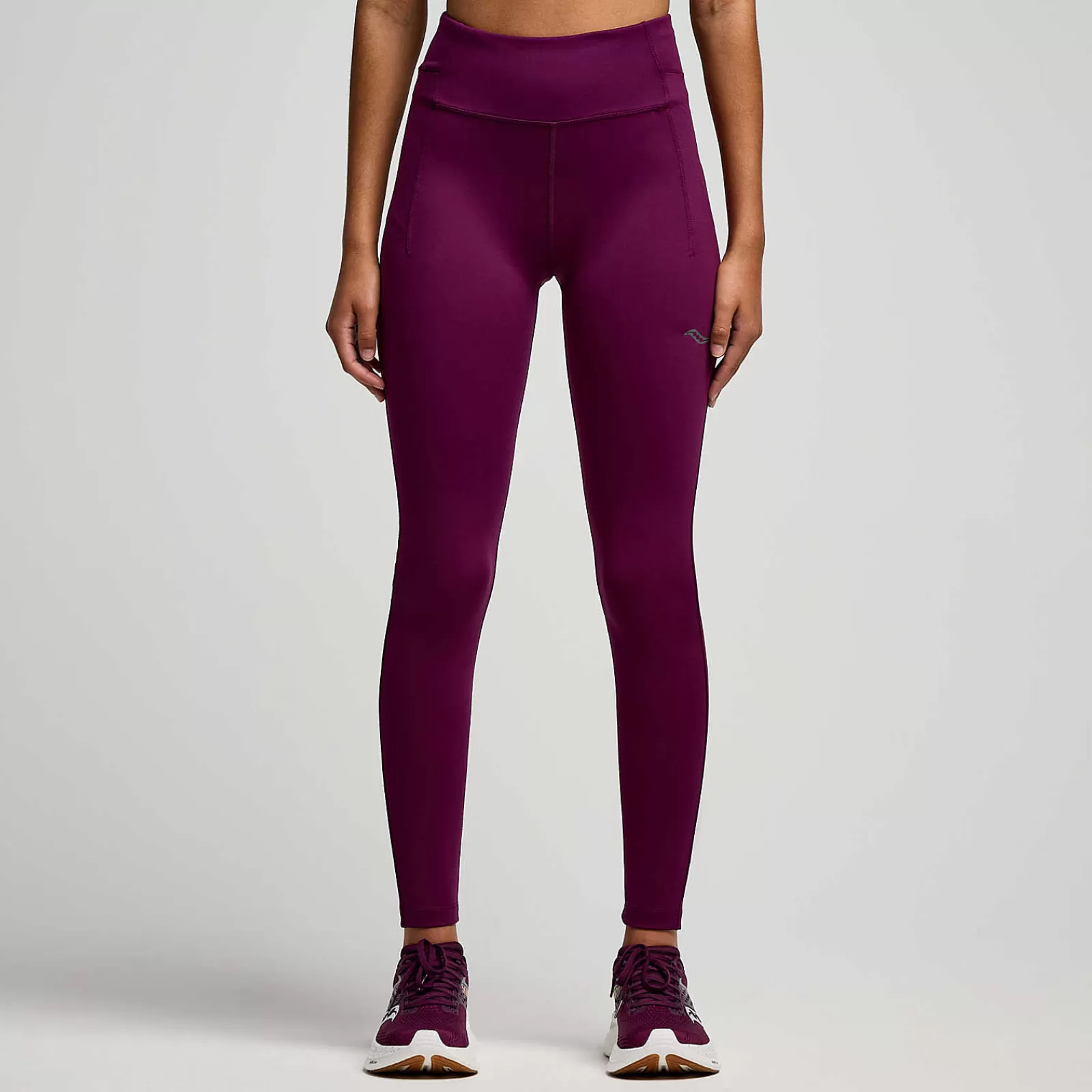 Bottoms<Saucony Fortify Crop Tight Eggplant