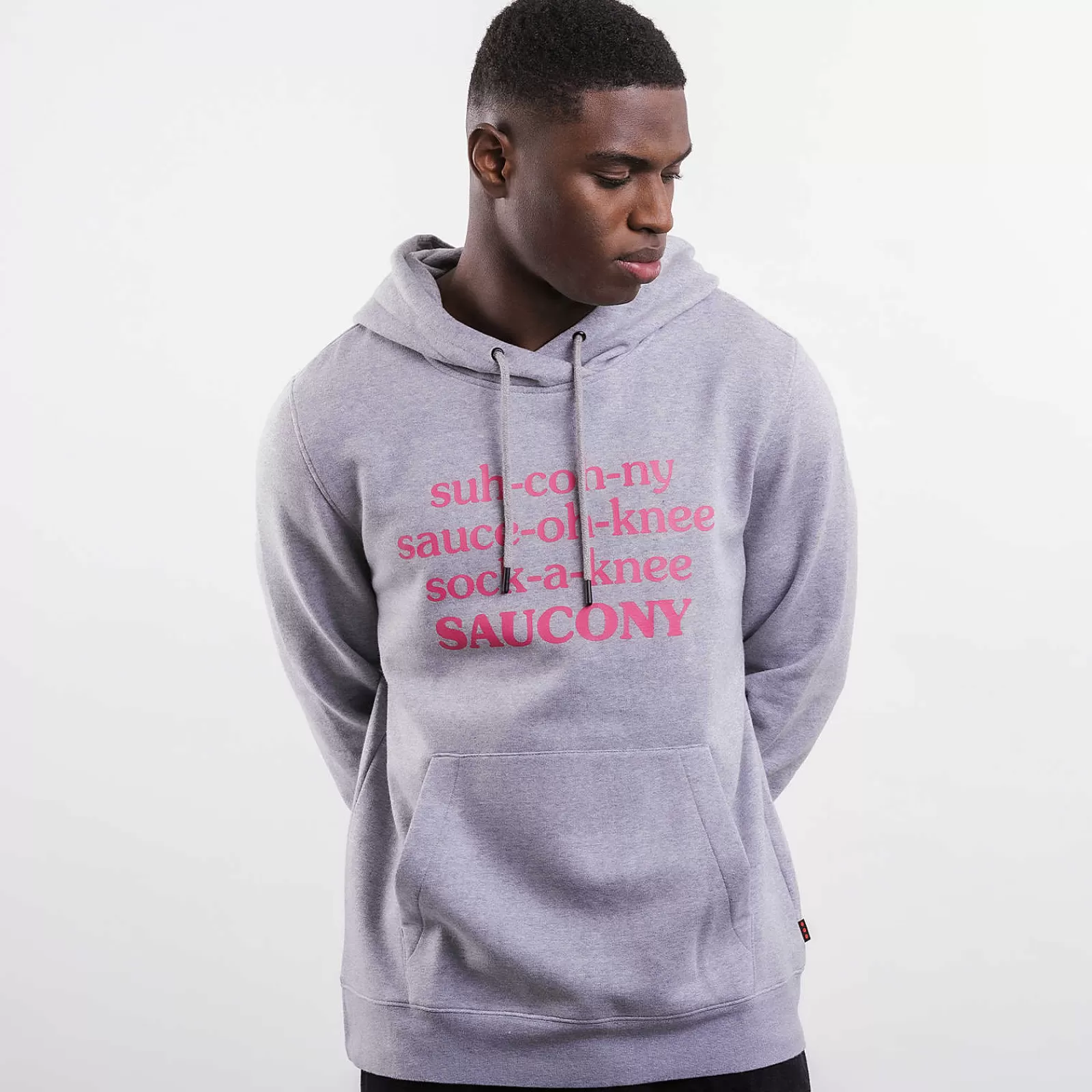 Tops<Saucony Frank Cooke X Rested Hoodie LightGreyHeather
