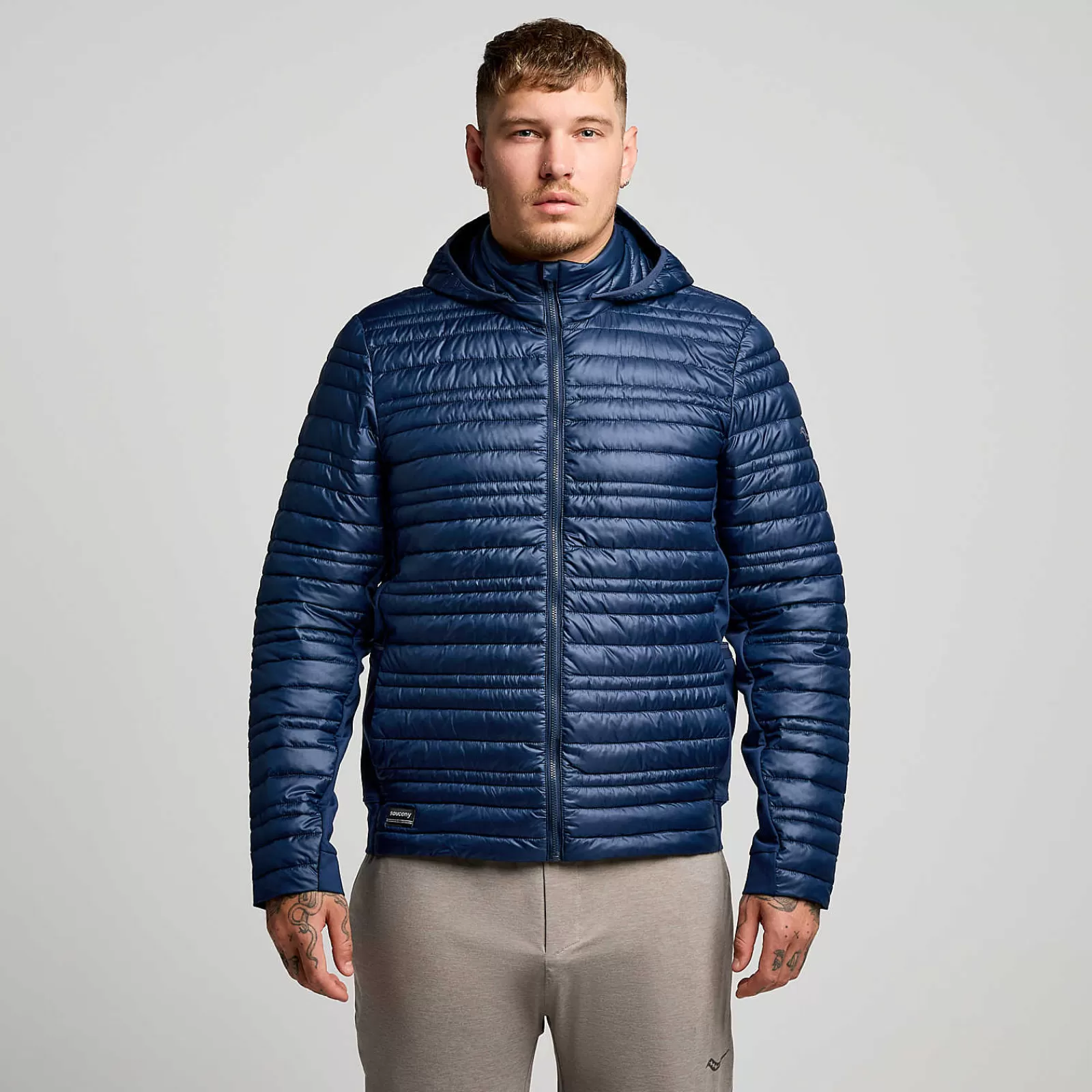 Jackets<Saucony Hurricane Insulated Jacket Navy