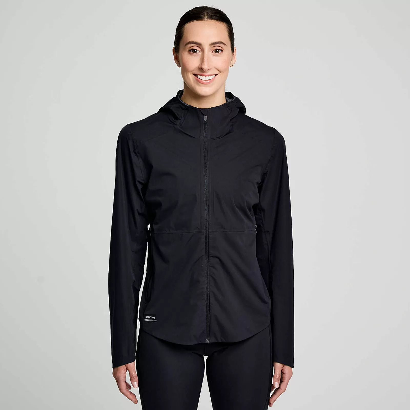 Jackets<Saucony Hurricane Waterproof Jacket Black