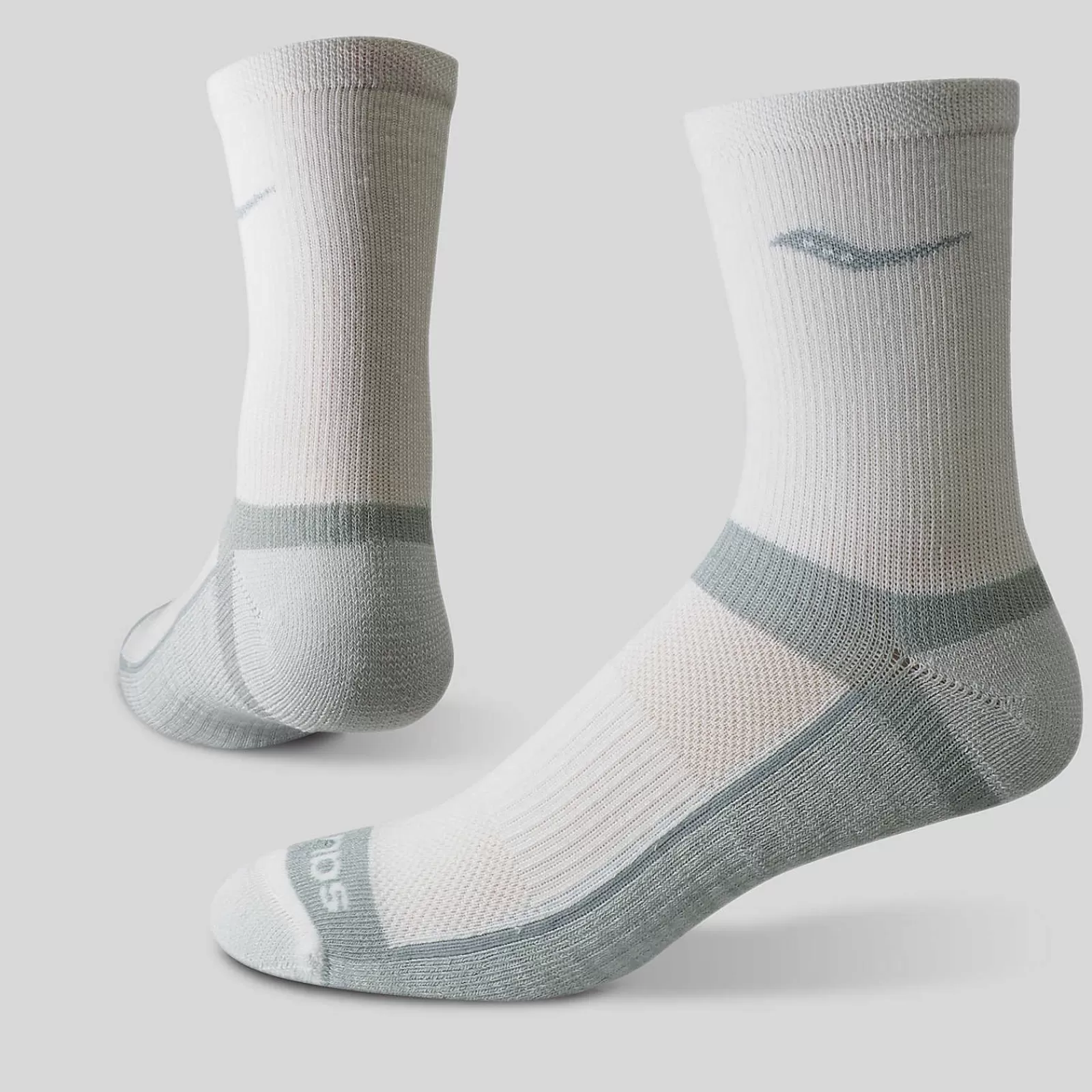 Socks<Saucony Inferno Cushion Mid 3-Pack Sock White