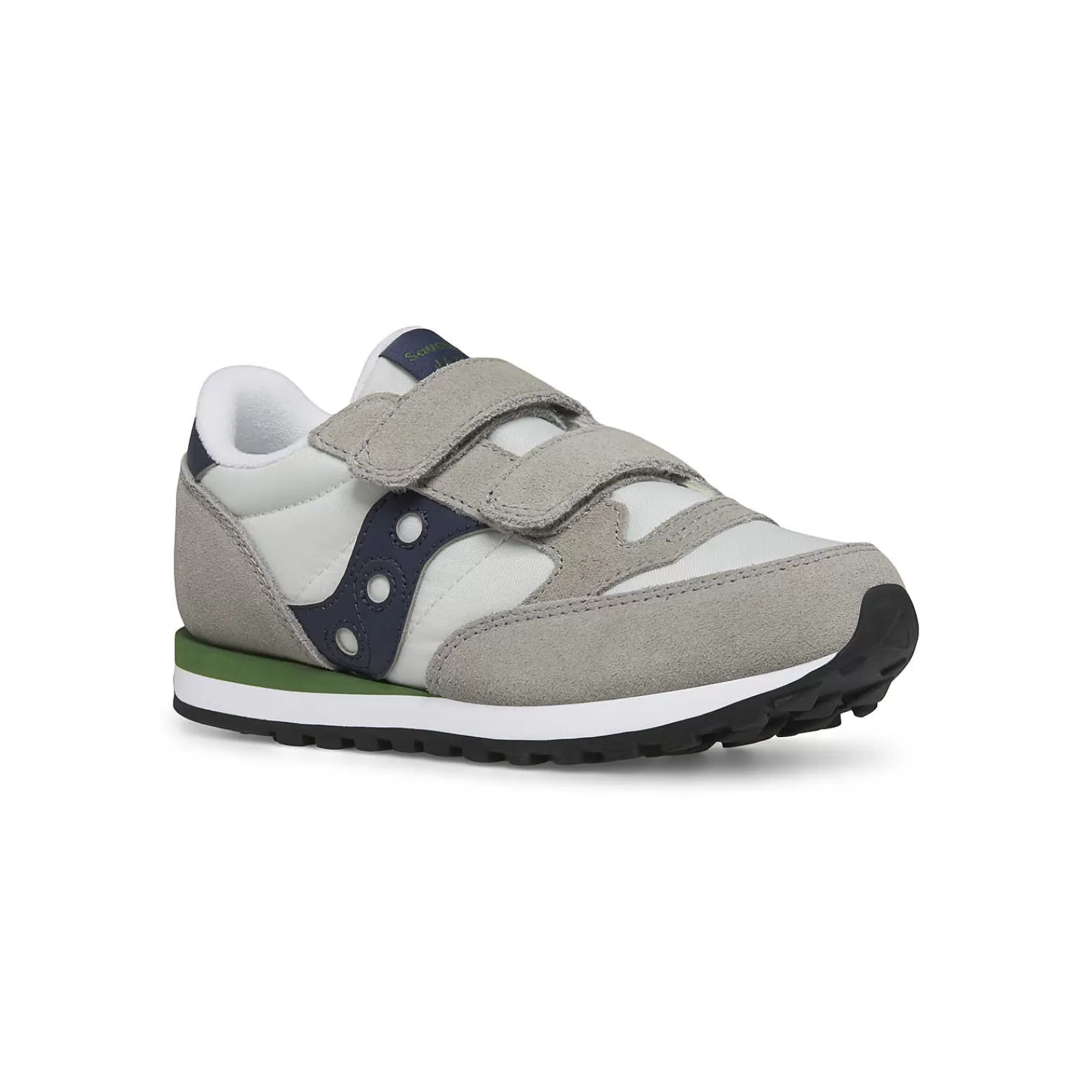 Boys<Saucony Jazz Double Hook & Loop Grey/Navy/Green