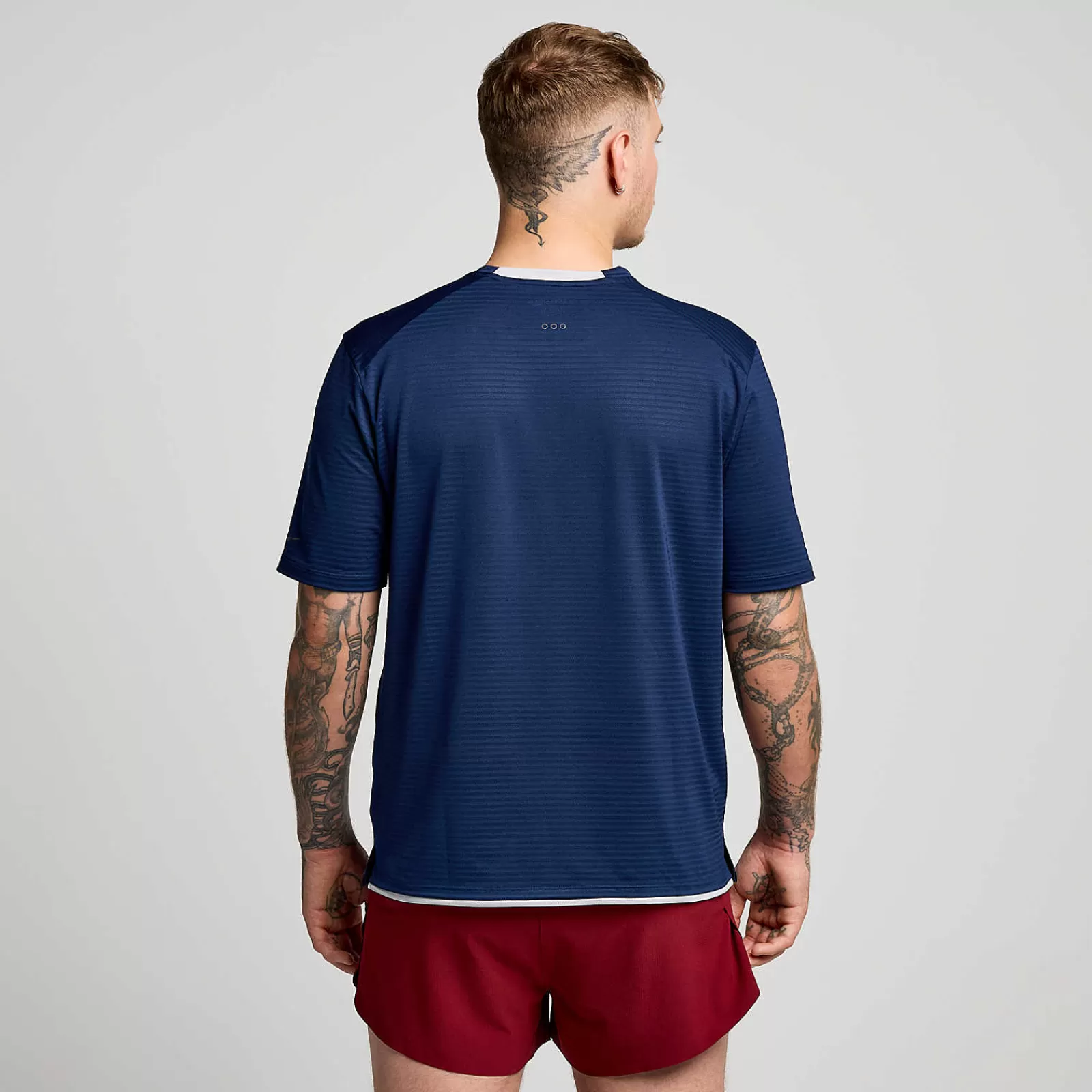 Tops<Saucony Kinvara Short Sleeve Navy