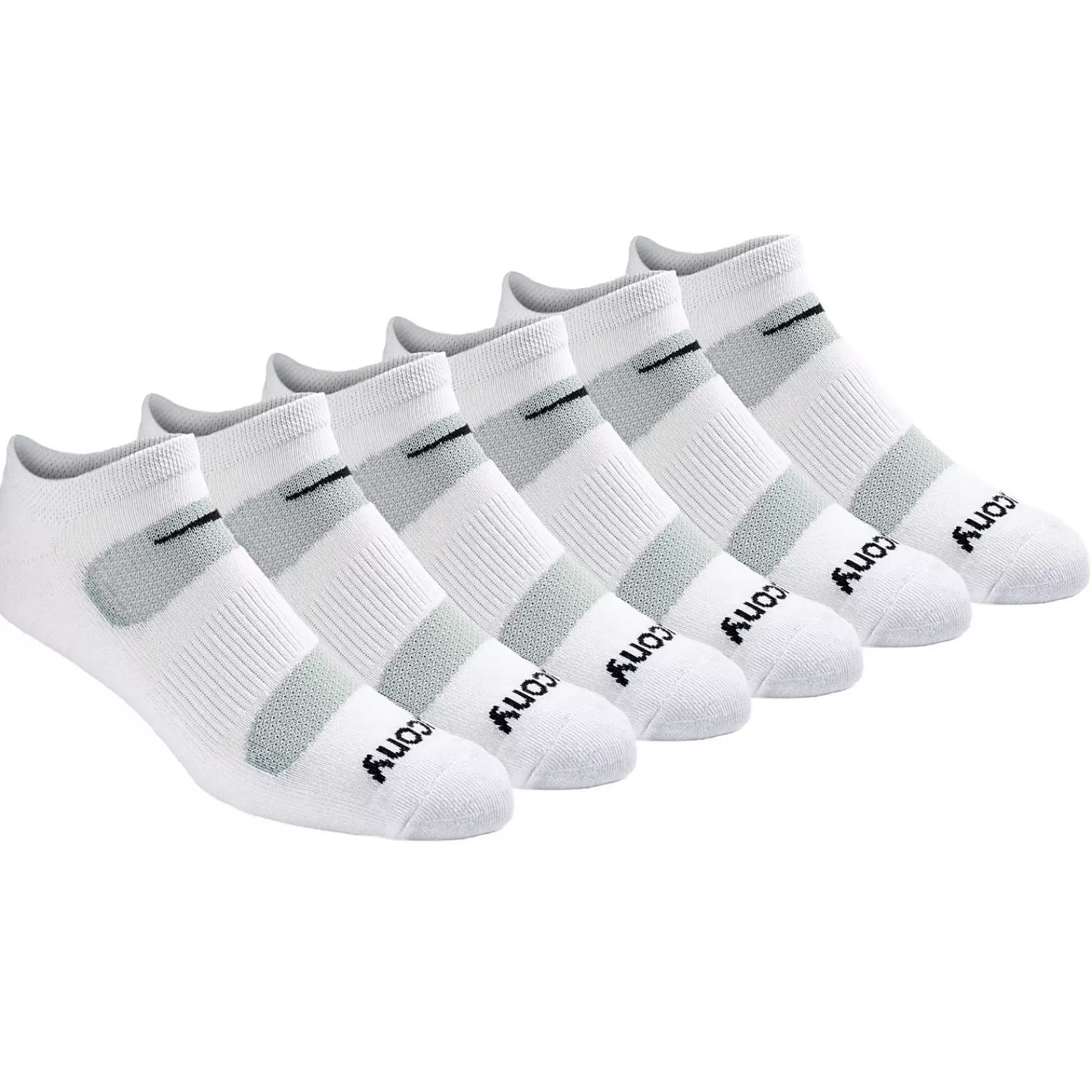 Accessories | Accessories<Saucony Legacy Performance No Show 6-Pack Socks White