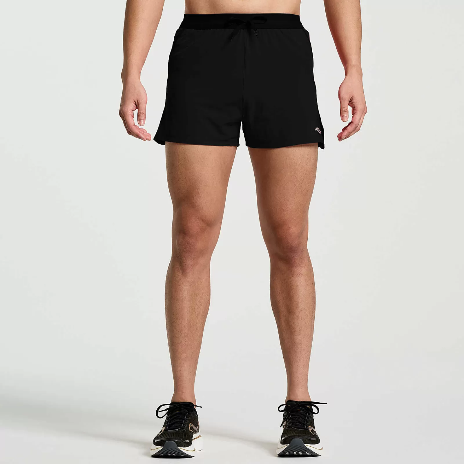 Bottoms<Saucony Outpace 3\" Short Black