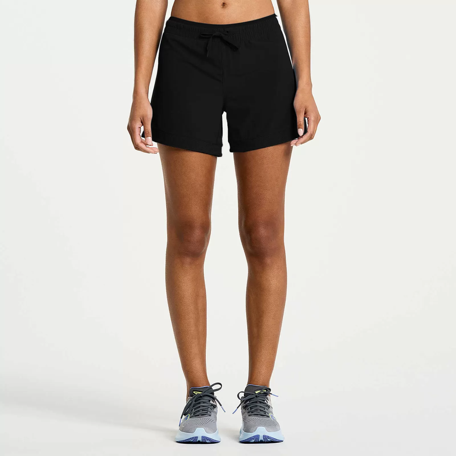 Bottoms<Saucony Outpace 5\" Short Black