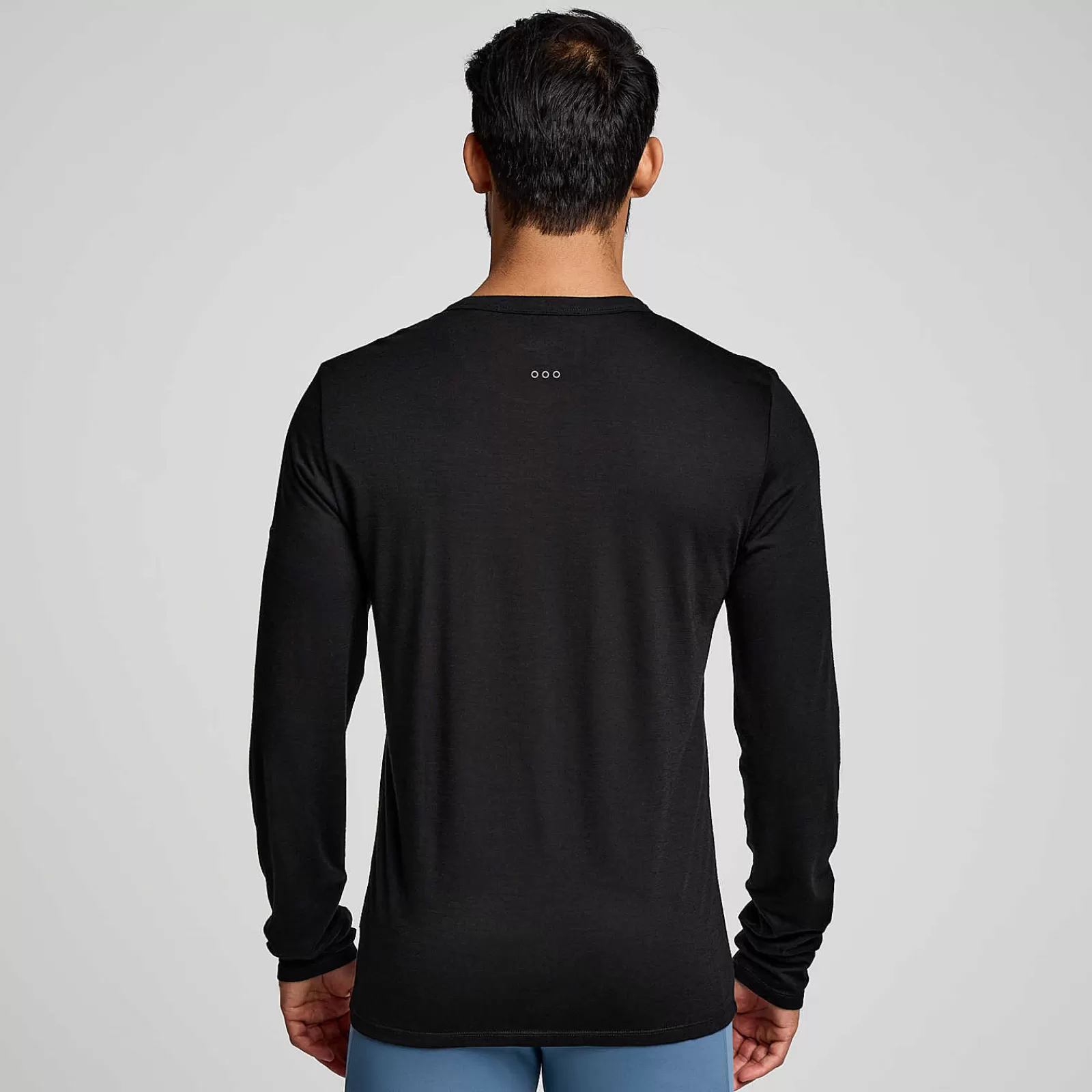 Tops<Saucony Peregrine Merino Long Sleeve Black