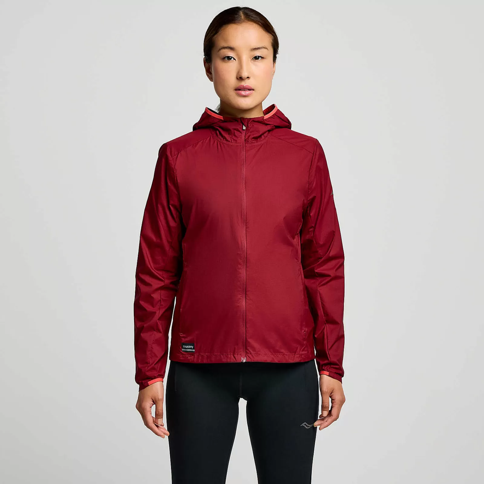 Jackets | Tops<Saucony Peregrine Packaway Jacket Currant