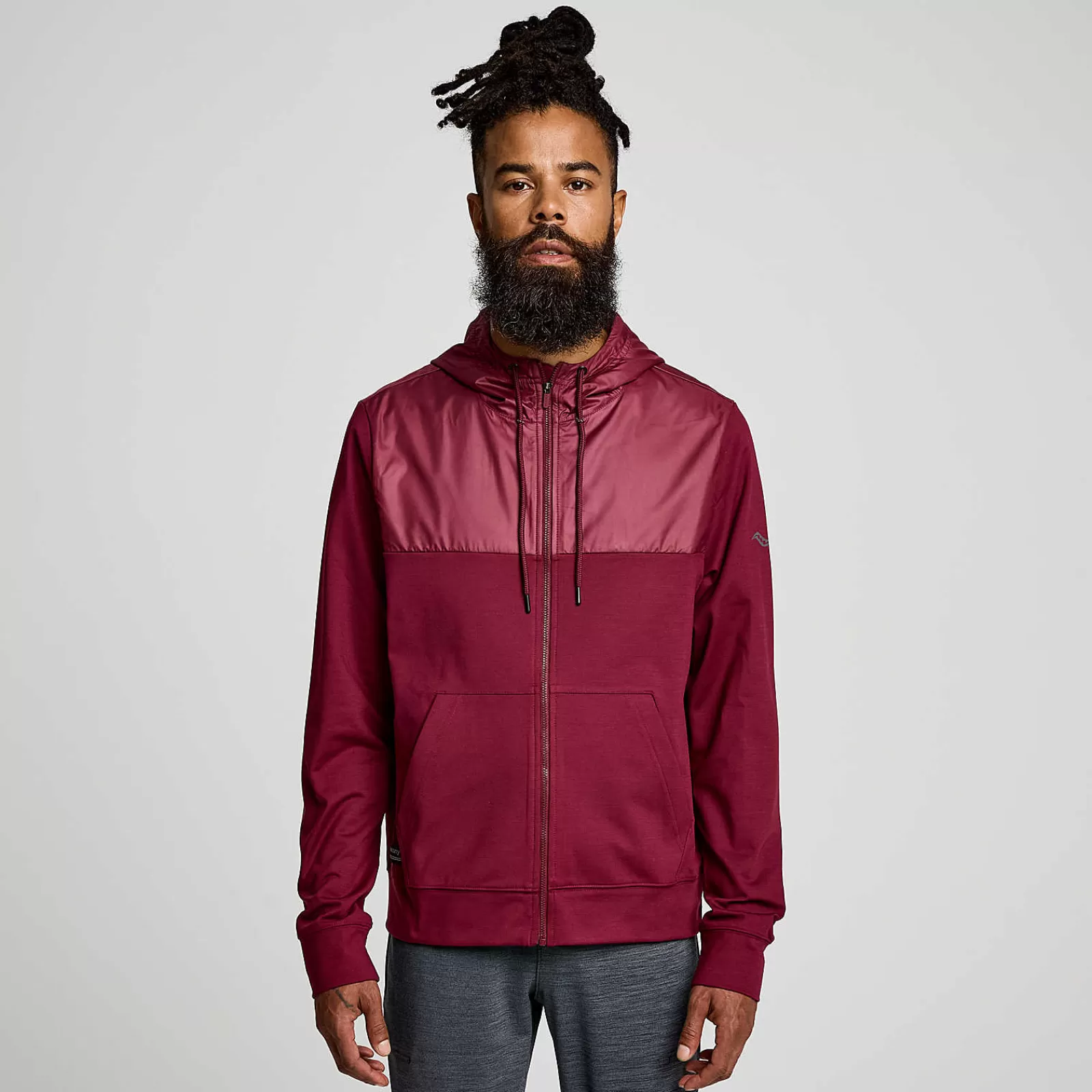 Jackets | Tops<Saucony Solstice Zip Hoody SundownHeather