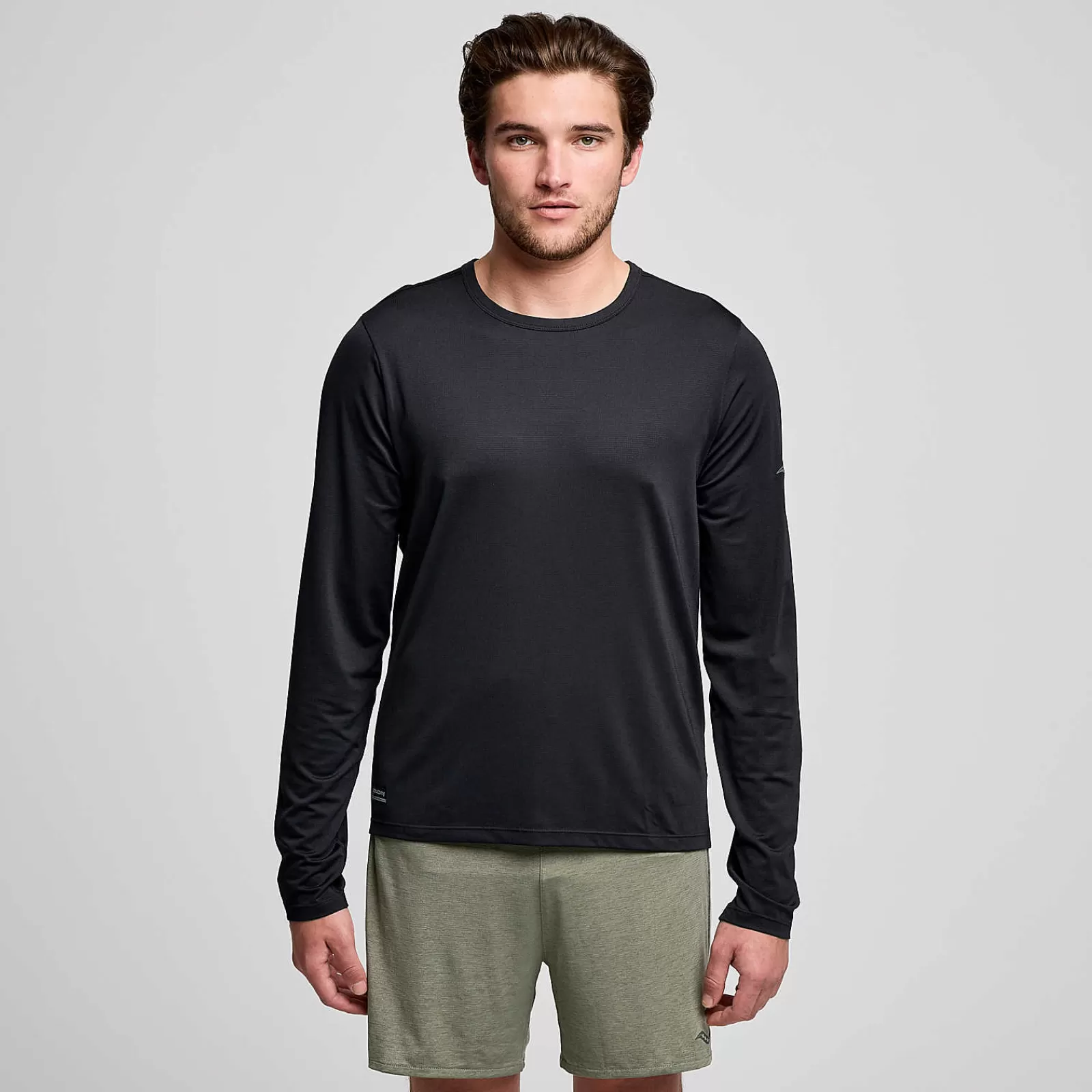 Tops<Saucony Stopwatch Long Sleeve Black