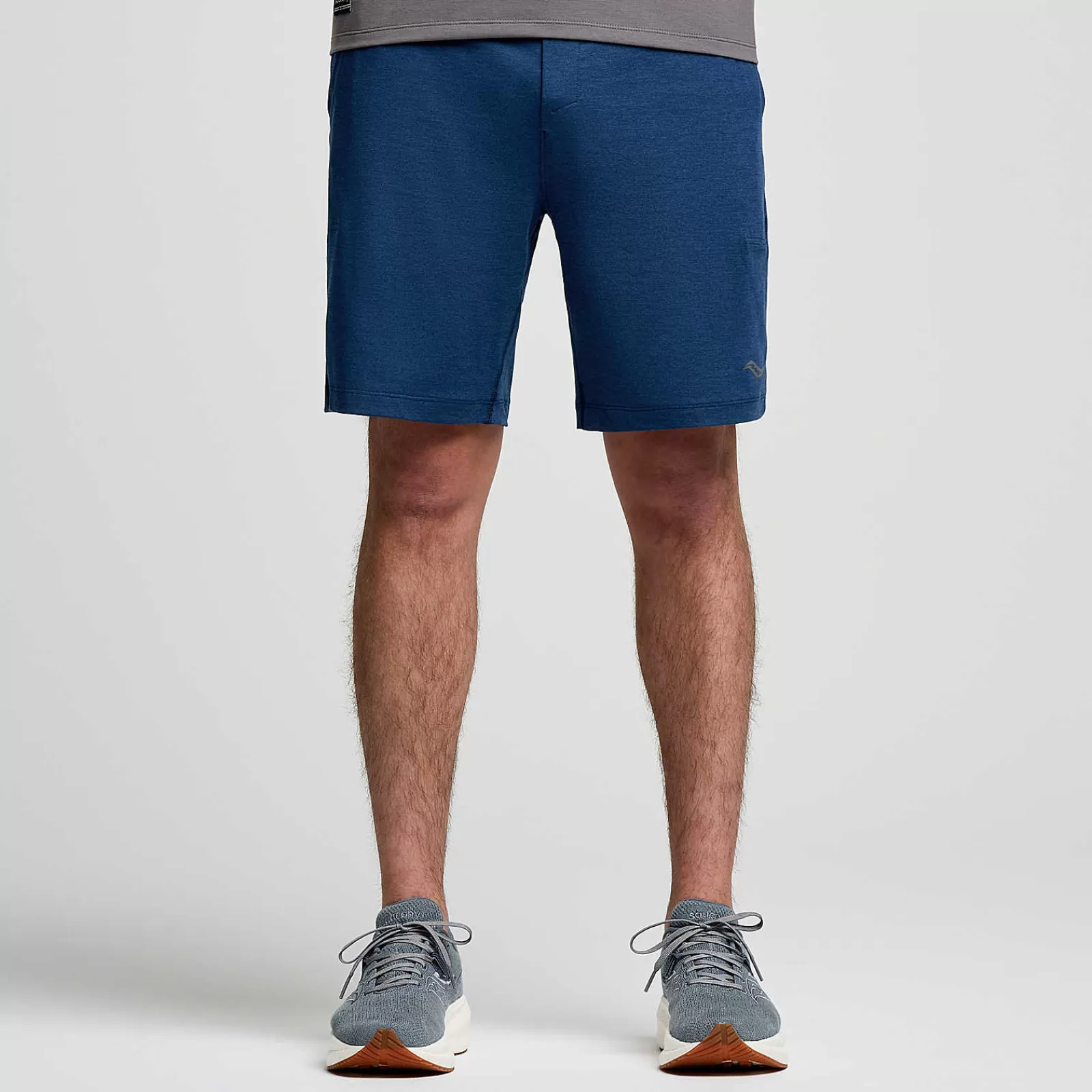 Bottoms<Saucony Triumph 8\" Short NavyHeather