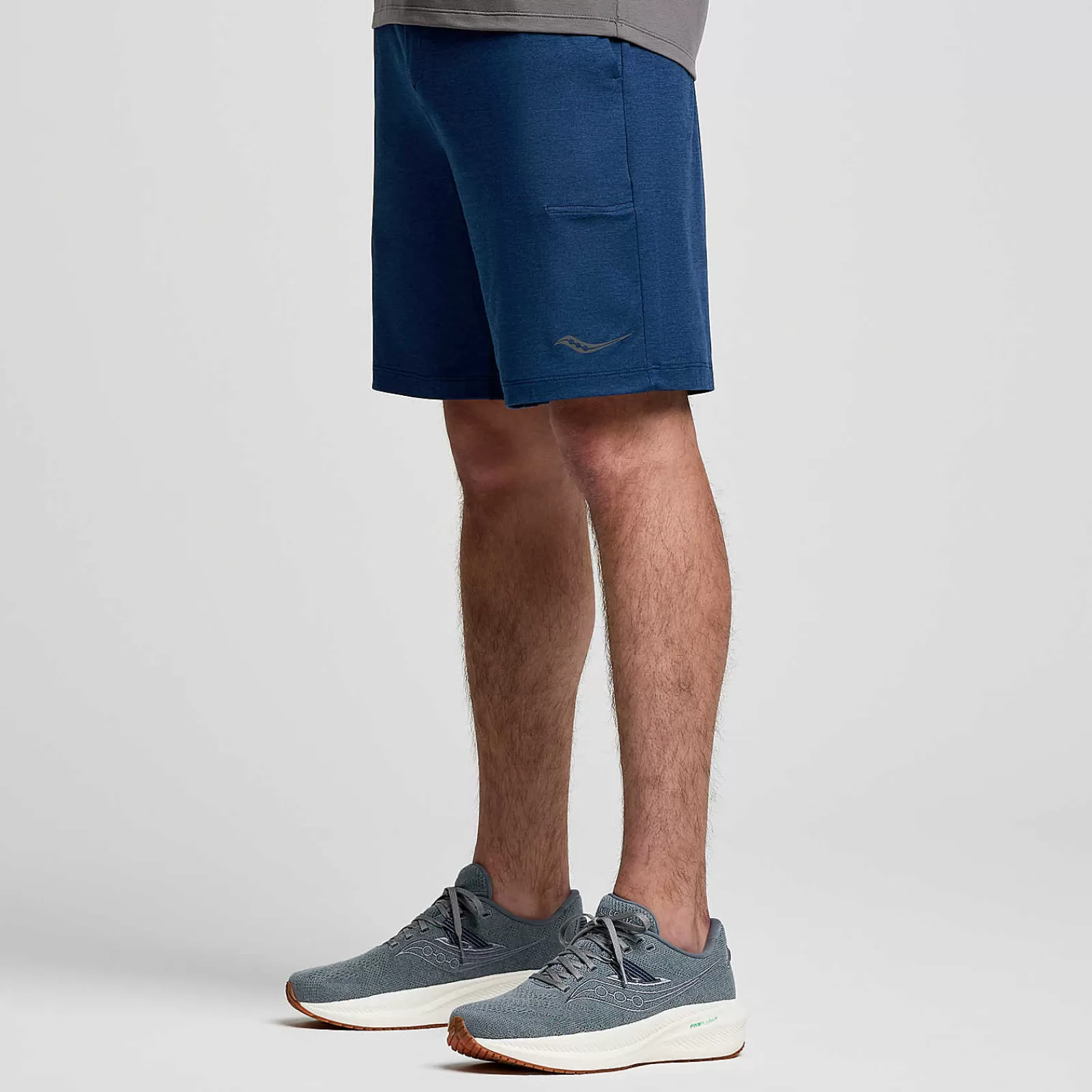 Bottoms<Saucony Triumph 8\" Short NavyHeather