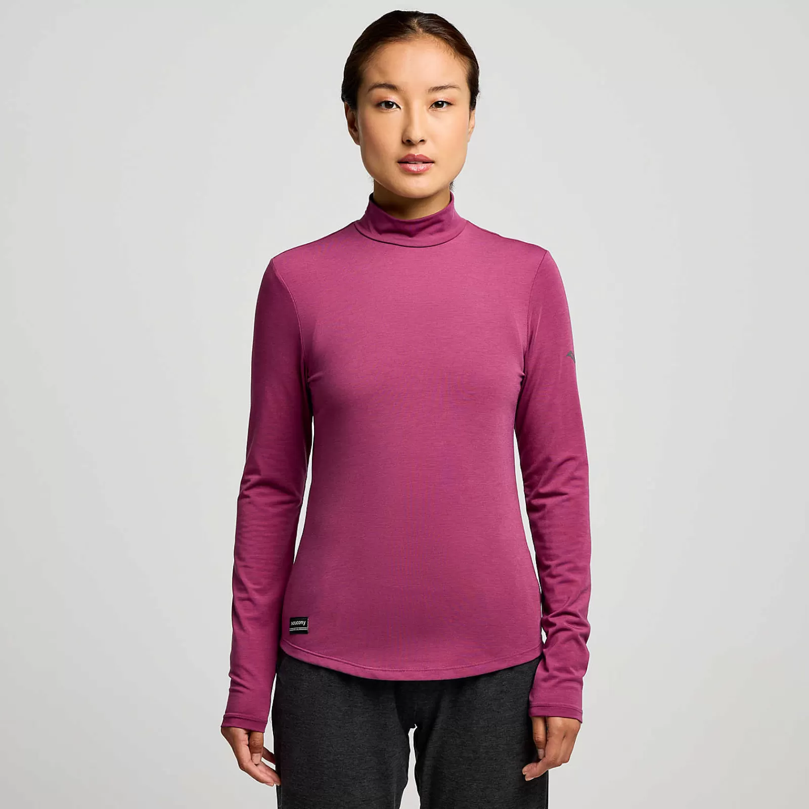 Tops<Saucony Triumph Long Sleeve Plum