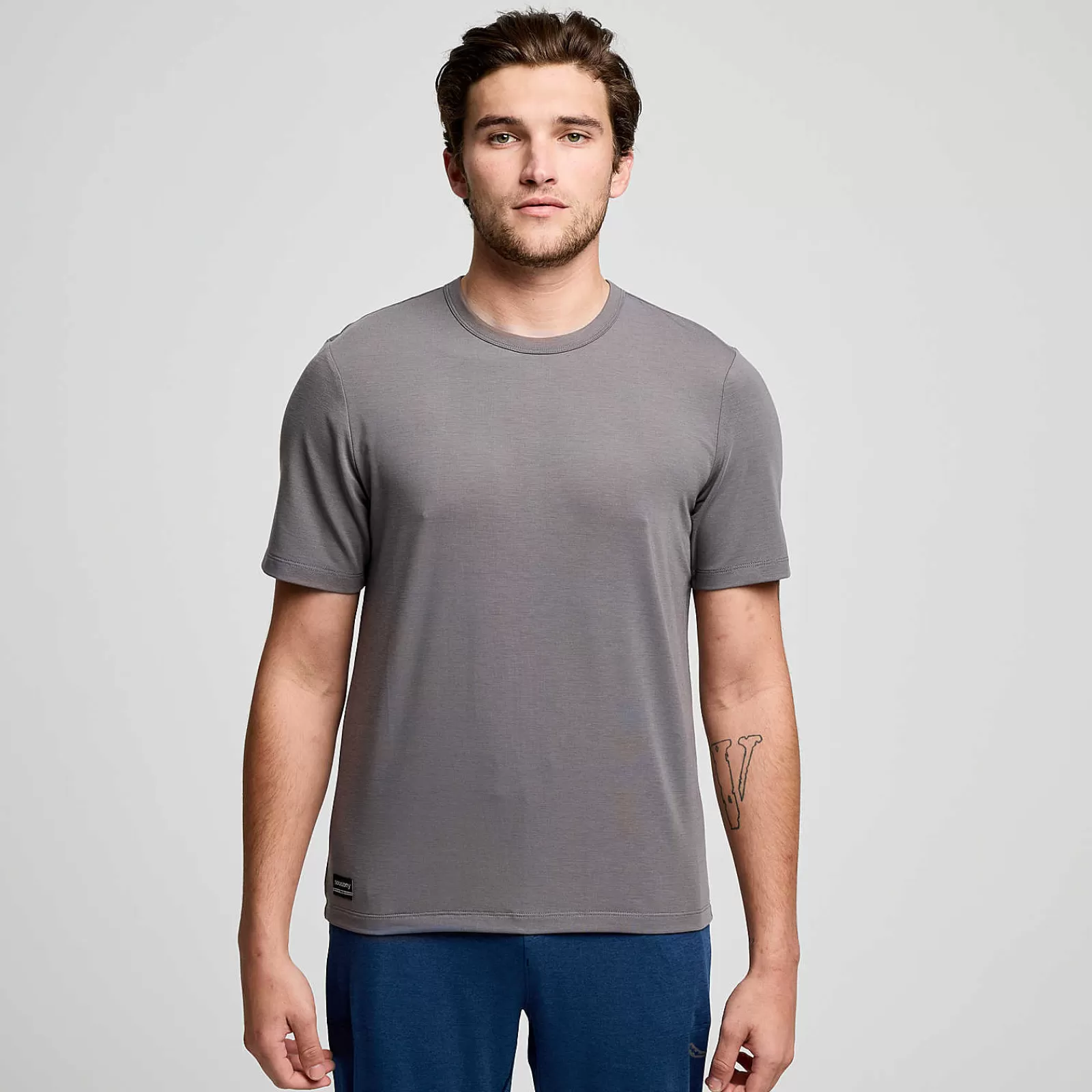 Tops<Saucony Triumph Short Sleeve Carbon
